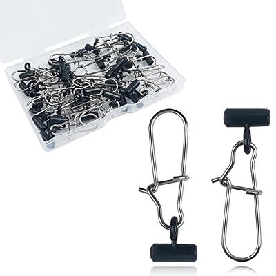 35pcs Fihsing Sinker Slide with Hooked Snaps Catfishing Rig Heavy Duty  Fishing Finder Weight Sinker Slides Stainless Steel Duo Lock Line Connector  for Fishing Tackle Box Black - Yahoo Shopping