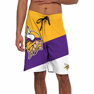 FOCO Men's NFL Team Logo Bathing Suit Swim Trunks