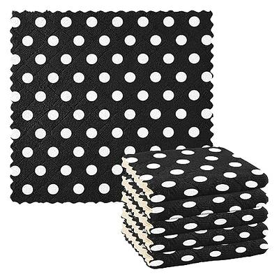 Dish Cloths for Washing Dishes Black Kitchen Cloths Cleaning Cloths 12x12  - 4 Pack