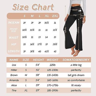 GAYHAY Flare Leggings for Women - Pockets Crossover Yoga Pants High Waist  Tummy Control Bootcut Workout Flared Leggings Black - Yahoo Shopping