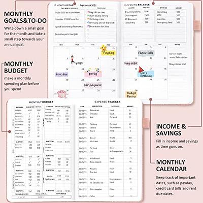 JUBTIC Budget Planner, Monthly Budget Book, 2023-2024 Finance Planner with  Expense Tracker Notebook for Home Office Work - Undated,12 Month, A5 Size,  Rose Gold - Yahoo Shopping