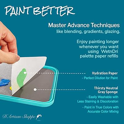 WetNDRi Wet Palette and Wet Palette Paper Refill Only Bundle