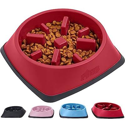 HOUSENLuxury Dog Puzzle Toy,Feeder Slow Feeder Dog Bowl,Slows Down Pets  Eating, Fun Puzzle ealthy Dry and Wet Food Design,Slow Feeding Bowl with  Raised Bumps for Dogs Cats and Other Pets,Yellow - Yahoo