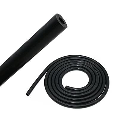 AHANDMAKER 16.4 Feet Black Vacuum Hose, 3/16inch(5mm) High Temperature  Silicone Vacuum Tubing Hose, 1/8inch(3mm) Inner Diameter Vacuum Tube,  Vacuum