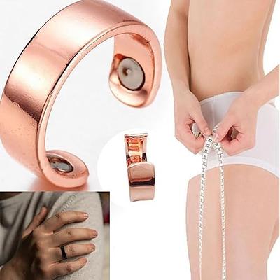 Micro Magnetic Lose Weight Simple Stainless Steel Ring Fat Burning Slimming  Ring 100% Surprise Yoga