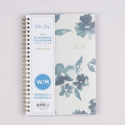 2024 Day Designer Daily/Monthly Planning Calendar, 8 x 10, Petals  Frosted, January To December