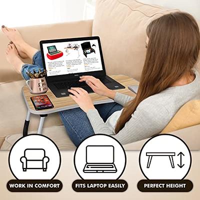 RIYONHO Lap Desk Folding Table Laptop Desk Portable Foldable Bed