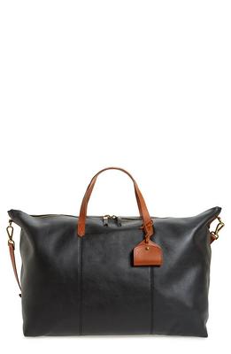 Madewell 'Transport' Weekend Bag in True Black W/Brown at Nordstrom - Yahoo  Shopping