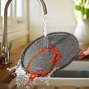 SENSARTE Nonstick Crepe Pan, Swiss Granite Coating Dosa Pan