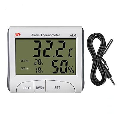 Qguai Reptile Terrarium Thermometer Hygrometer Digital Display Pet Rearing  Box Reptiles Tank Temperature Thermometer Hygrometer Gauge with Suction Cup  - Yahoo Shopping