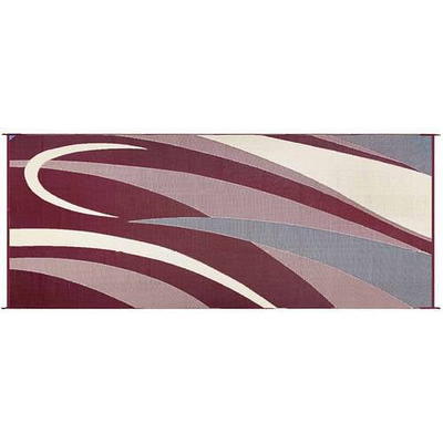 Venture Forward Reversible RV Patio Mat, Diamond Motif