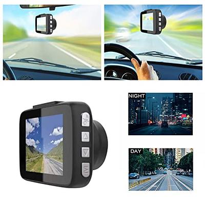 Apeman Dash Cam 3 inch Car Camera 170Wide Angle Screen-1080P Full HD, Black