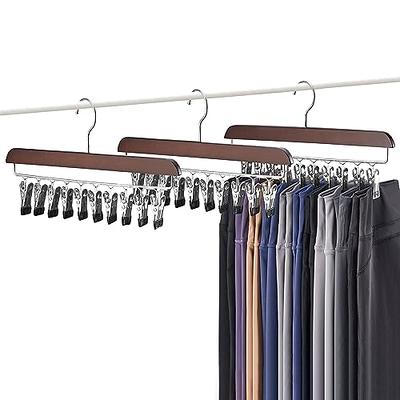 20 Pcs Hanging Hold Clip for Closet 360° Rotating Stainless Steel Legging  Organizer Boot Hanger Space Saving Hangers Single Clip - AliExpress