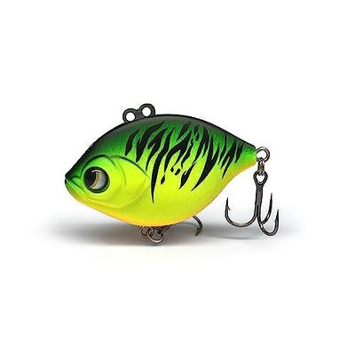 Lurefans DK4 Lipless Crankbaits for Bass Fishing, 0.28 Oz, Rattle