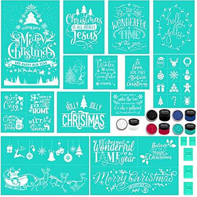 Chalk Stencils Transfers Silk Screen Stencils Starter Kit Self Adhesive Washable  Reusable 5X7 inch PAINTS TRANSFER - Yahoo Shopping