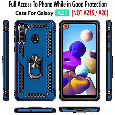 Goton for Samsung A53 5G Case, Galaxy A53 5G Case with Camera Cover &  360°Kickstand Ring with Tempered Glass Screen Protector, Military Grade