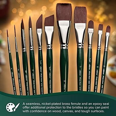 Silver Brush Ultra Mini Series Golden Taklon Brushes