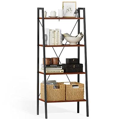 60 Inch Tall Corner Shelf, 5 Tier Small Bookcase, Industrial Plant Stand  for Living Room, Bedroom, Home Office - On Sale - Bed Bath & Beyond -  34320299