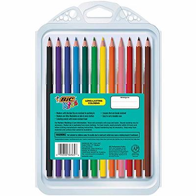 BIC Kids Coloring Kit with Coloring Markers, Pencils and Crayons, Reusable  Case, Assorted Colors, 36-Count - Yahoo Shopping