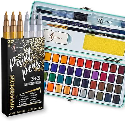 Metallic Watercolor Artist Bundle