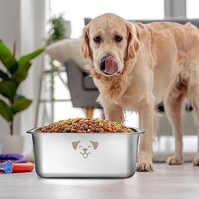 Nepfaivy Dog Bowls, Cat Food And Water Bowls Stainless Steel