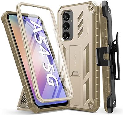 WTYOO for Samsung Galaxy S21 FE Case: Rugged Durable Armor Shell with  Kickstand & Holster | Shockproof Protector Heavy Duty Military Grade  Protection