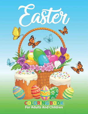 Cute Easter Coloring Pages for Kids Ages 4-8: Book Fun Coloring Book with  Bunnys, Eggs, Chikens (Paperback)