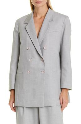 MarlaWynne WynneLayers Cropped Double-Breasted Trench Jacket - Blue - Size 1x