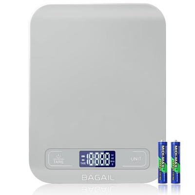 BAGAIL BASICS Digital Kitchen Scale, Premium Food Scales Weight