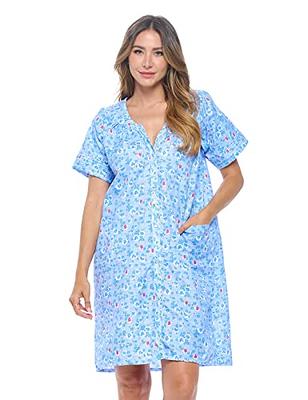 Women's snap front duster on sale robes