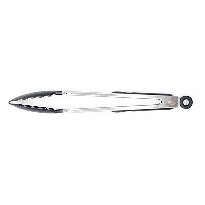 Mainstays 12 Stainless Steel Locking Cooking Tongs Silver 