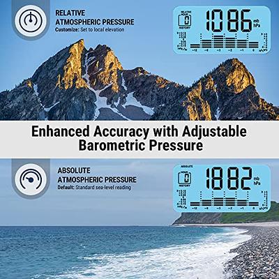 ThermoPro TP280B 1000FT Home Weather Stations Wireless Indoor Outdoor  Thermometer, Indoor Outdoor Weather Stations with Swiss-Made Sensor, Inside  Outside Weather Thermometer Barometer with Forecast - Yahoo Shopping