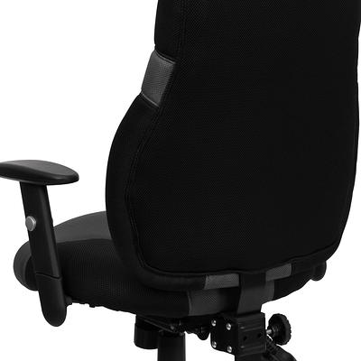 Mainstays Ergonomic Mesh Back Task Office Chair with Flip-up Arms, Black  Fabric, 275 lb