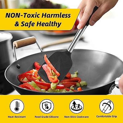 10 Pcs Silicone Utensils Set Heat Resistant Rubber Non-Stick BPA Free Non  Toxic