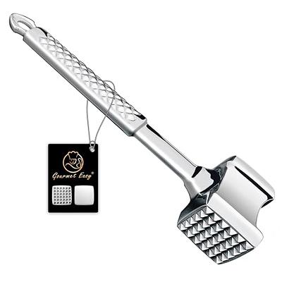 Meat Tenderizer 2 Spike Rollers Steak Machine Hand Crank Flatten Marinate  Tool