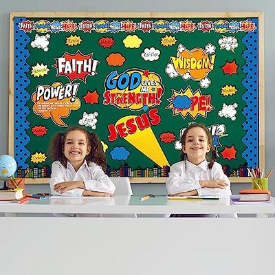 FaCraft When Should I Pray Cutouts Back to School Classroom Bulletin Board  Decoration Religious Christian Bulletin Board Sets Classroom Cutouts for  Bible Church Sunday School Wall Door Decor Supplies - Yahoo Shopping