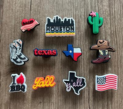 Texas Croc Charm - The Lone Star State Shoe Pins For Clogs Cowboy Charms Crocs  Accessories Perfect Birthday Gift - Yahoo Shopping