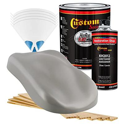 Restoration Shop - Jet Black Urethane Basecoat with Clearcoat Auto Paint -  Complete Medium Quart Paint Kit - Professional High Gloss Automotive, Car