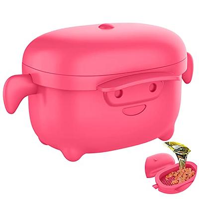 400ML/13.5OZ Bacon Grease Container with Strainer, Silicone Freeze Oil  Collector Bin for Storing Frying Oil and Cooking Grease. (Rose Red) - Yahoo  Shopping