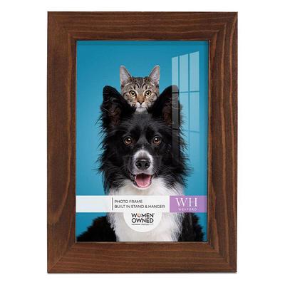 Wexford Home Grooved 8 in. x 10 in. Black Picture Frame (Set of 2)