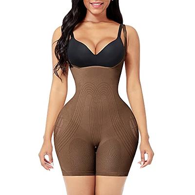 FeelinGirl Shapewear for Women Tummy Control Seamless Full Body Shaper Plus  Size Butt Lifting Fajas Colombianas Brown - Yahoo Shopping