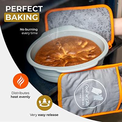 Silicone Cake Mold Baking Pan Round Non-Stick Bakeware Pan Reusable Cake  Pan Silicone Cake Baking Tray BPA-Free,type 2