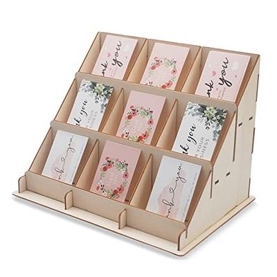 DS THE DISPLAY STORE Natural 3 Tier Wooden Rotating Greeting Card Retail  Display Stand, Sticker Display Card Stand, Rotating Display Stand & Sticker  Holder, Retail Counter Vendor Display, Rotating Shelf - Yahoo Shopping