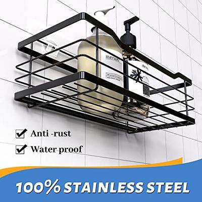 MAXIFFE Shower Caddy, 5-Pack Shower Organizer, Large Capacity Stainless  Steel Shower Caddy Bathroom Organizer Shower Shelves, No Drilling Rustproof