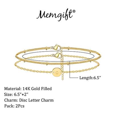 Beautiful Letter Bracelet - Gold / S