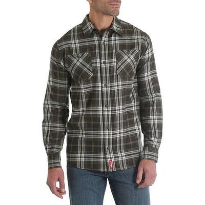 J.VER Men's Flannel Plaid Shirts Long Sleeve Regular Fit Casual Button Down  Shirt