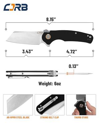 SHOOZIZ HAN312 Pocket Knife Folding Knife for EDC, 3.38 DC53