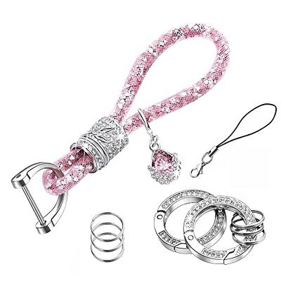 Pink Classic Car Key Ring