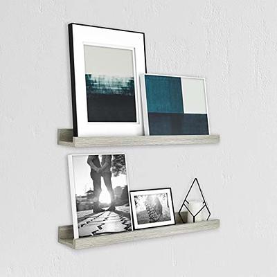 Giftgarden 47 Inch Long Floating Shelves for Wall, Rustic Picture Ledge  Large Shelf for Living Room Bedroom Bathroom Kitchen, Set of 3 Different  Sizes