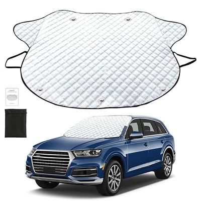 1 Set Car Windshield Snow Cover With Side Mirror Cover, 4 Layers Winter  Frost Protection For Any Weather, Windscreen Covers With Magnetic Edges